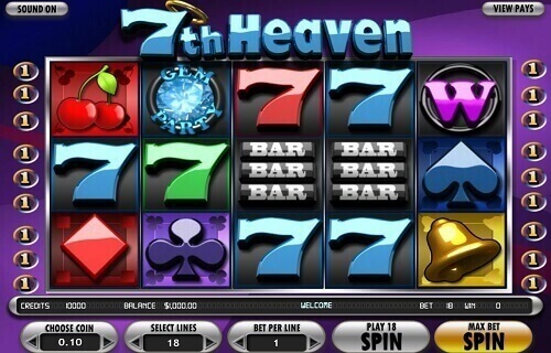 betsoft 7th heaven pokie game