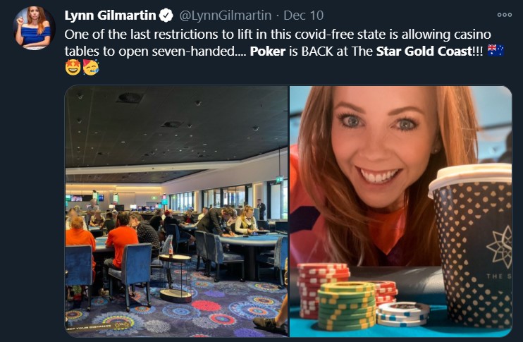 Ruang poker Lynn Gilmartin Star Gold Coast